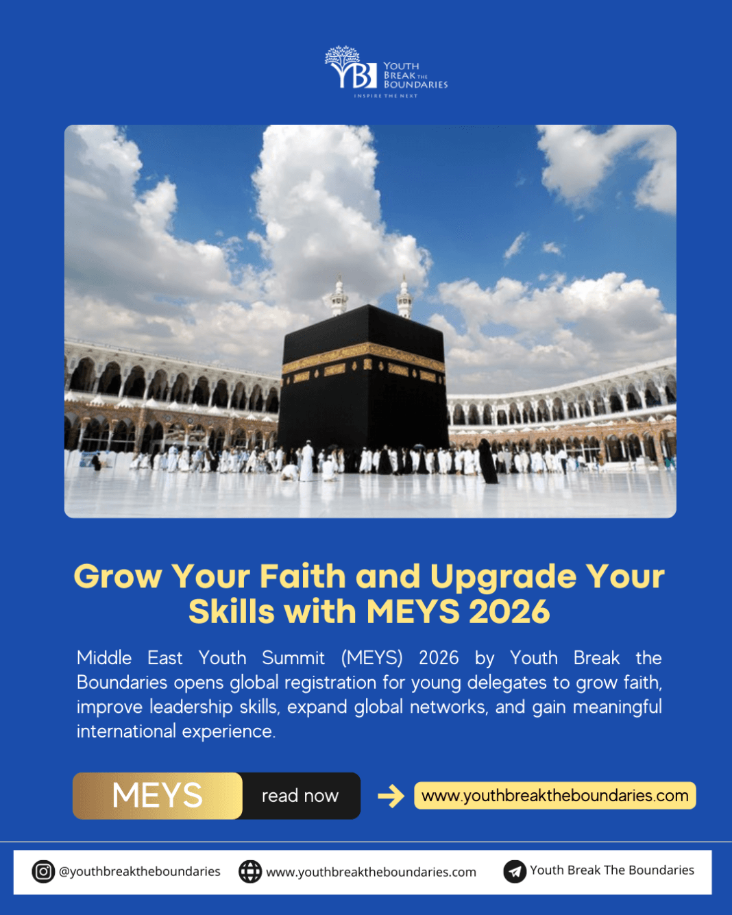 Grow Your Faith and Upgrade Your Skills with MEYS 2026