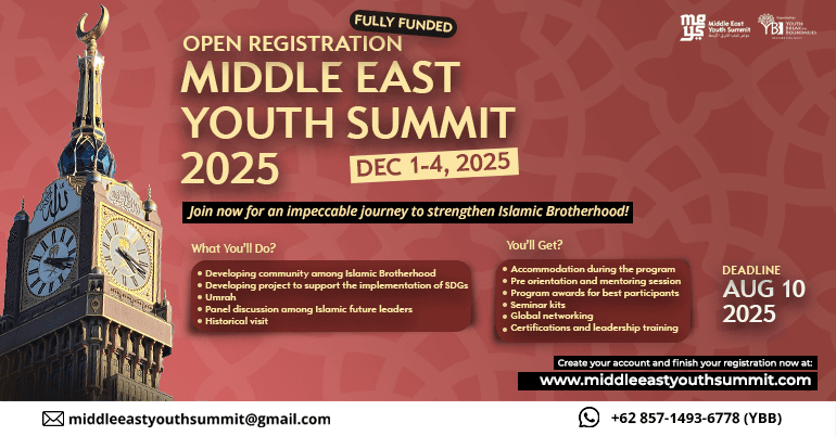 Middle East Youth Summit 2025 Opens Fully Funded Registration for Muslim Youth Leaders Worldwide