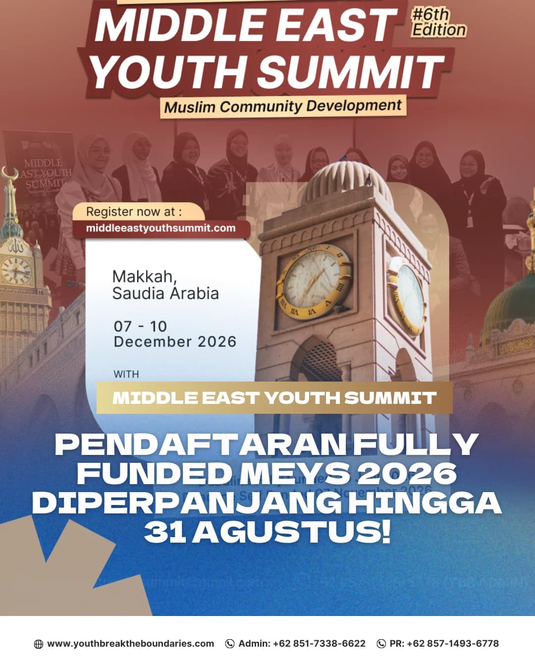 Fully Funded MEYS 2026 Diperpanjang! Daftar hingga 31 Agustus 2026